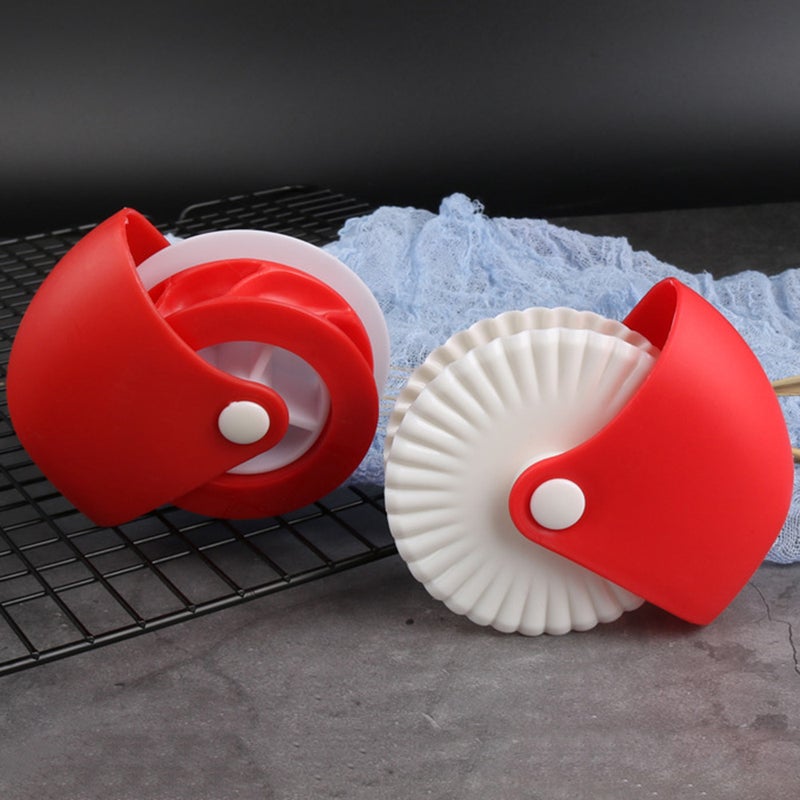 Pastry Wheel Cutter Pie Crust Decorator Pizza Pasta Scalloped Edges Decoration Baking Kitchen Tools - Image 5