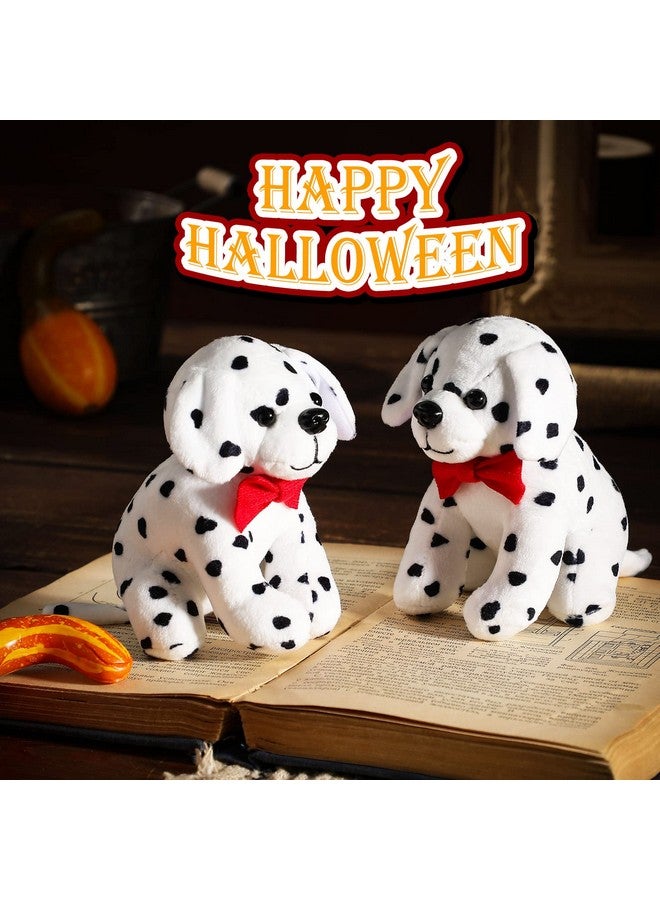 Jiuguva 6 Pcs Dalmatians Dog Stuffed Toys Plush Spotted Dog Realistic Stuffed Puppy Soft Dalmatian Party Favors for Halloween Carnival Prize Gift Birthday Baby Shower Decorations, 5.7 Inch(Novelty Style) - Image 4