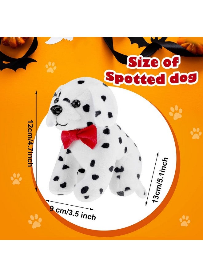 Jiuguva 6 Pcs Dalmatians Dog Stuffed Toys Plush Spotted Dog Realistic Stuffed Puppy Soft Dalmatian Party Favors for Halloween Carnival Prize Gift Birthday Baby Shower Decorations, 5.7 Inch(Novelty Style) - Image 2