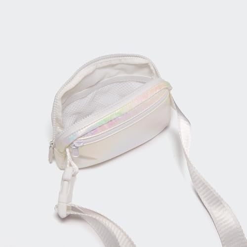 Pander حقيبة خصر باندر بسحاب مزدوج للنساء، حقيبة حزام نيلون مقاومة للماء، حقائب كتف بحزام قابل للتعديل (متلألئ) - Image 5