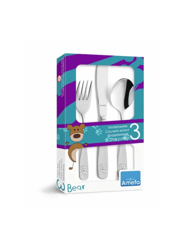 Amefa Children cutlery set 3 Pcs in - Bear - Image 1