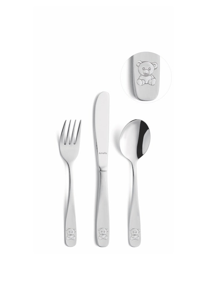 Amefa Children cutlery set 3 Pcs in - Bear - Image 2