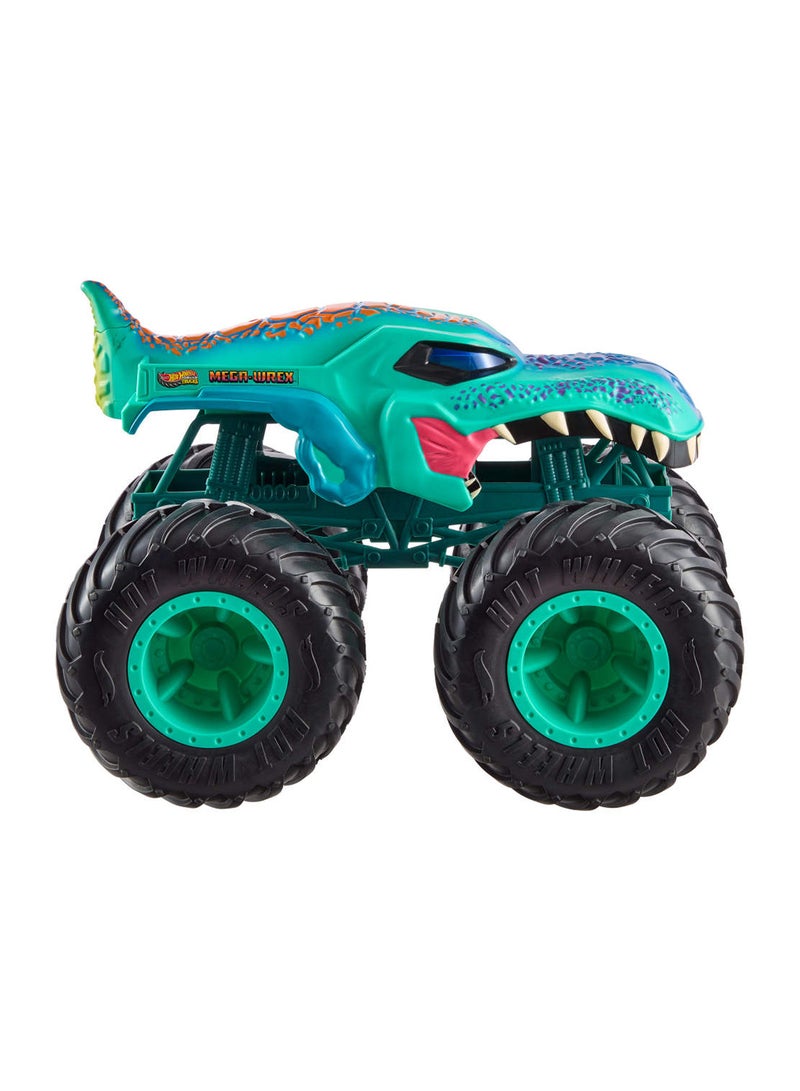 Hot Wheels Monster Trucks Toy Truck, Colossal Mega-Wrex Fan-Favorite Character with Big Wheels & Bright Detail, Monster Trucks Live - Image 2