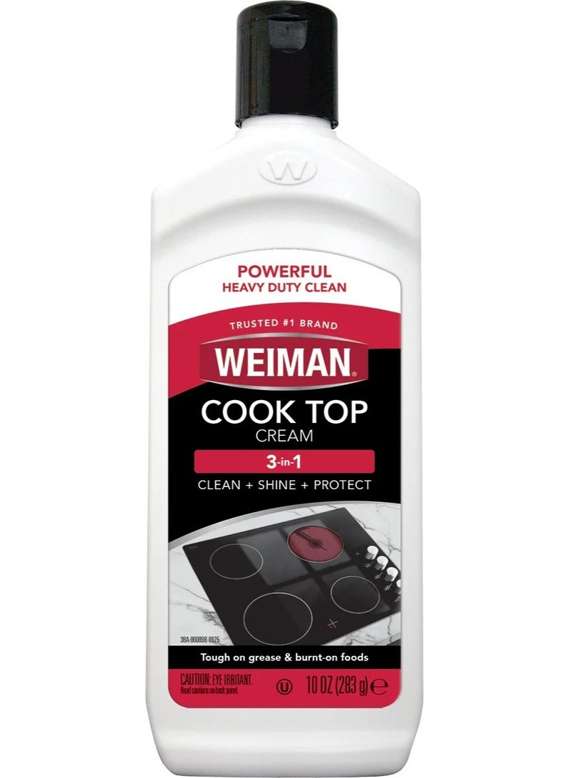 ويمان منظف ​​وملمع أسطح الطهي الزجاجية، صديق للبيئة، 283 جرام - Image 1