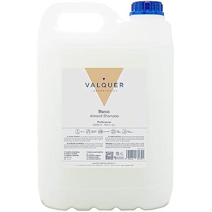 Valquer Laboratorios VALQUER VALKER SPECIAL ALMOND SHAMPOO FOR HAIRDRESSERS PROFESSIONAL SHAMPOO 5000 ML - Image 1