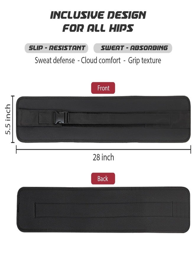 Gihunk Adjustable Hip Thrust Belt - Home & Travel Glute Trainer | Lightweight & Foldable Design |Slip-Resistant Padding for Hip Protection - Image 3