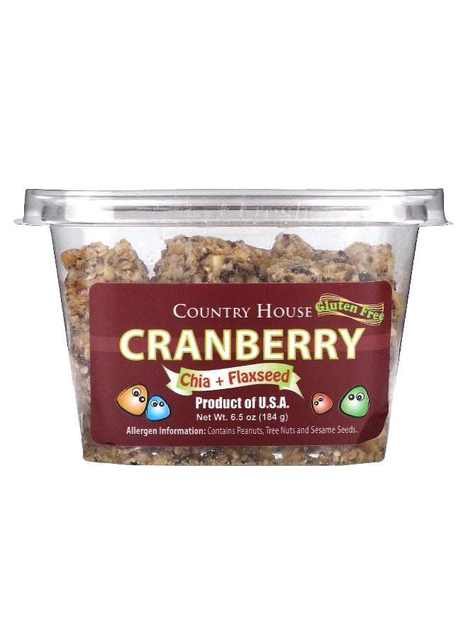 Country House Country House, Cranberry, Chia + Flaxseed, 6.5 oz (184 g)  - Image 1