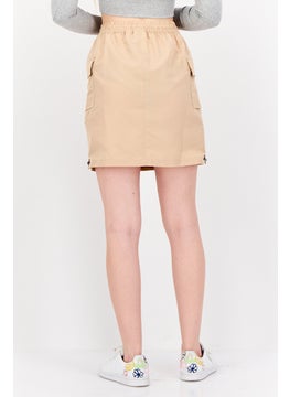 adidas Originals Women Sportswear Fit Outdoor Cargo Skirt, Tan  - Image 4