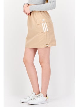 adidas Originals Women Sportswear Fit Outdoor Cargo Skirt, Tan  - Image 2