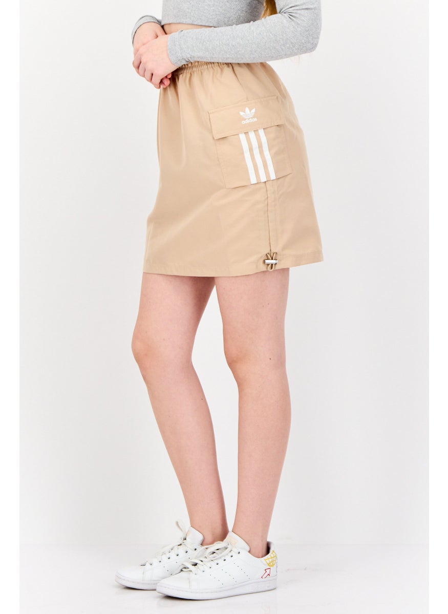 adidas Originals - Women Sportswear Fit Outdoor Cargo Skirt, Tan - Image 1