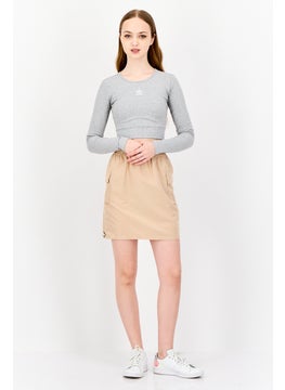adidas Originals Women Sportswear Fit Outdoor Cargo Skirt, Tan  - Image 3