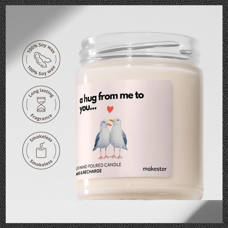 Makester Seagull Gifts - Luxury Soy Wax - Vanilla, Jasmine, Sugared Almond - Makester - Image 2