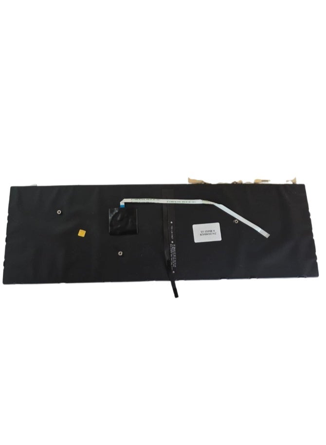 لوحة مفاتيح بديلة (بتخطيط أمريكي) لأجهزة الكمبيوتر المحمول HP EliteBook 850 G5/G6 و755 G5 وHP Zbook 15u G5/G6؛ تتميز بإطار فضي، وإضاءة خلفية، ونقطة تحكم (Point). - Image 2