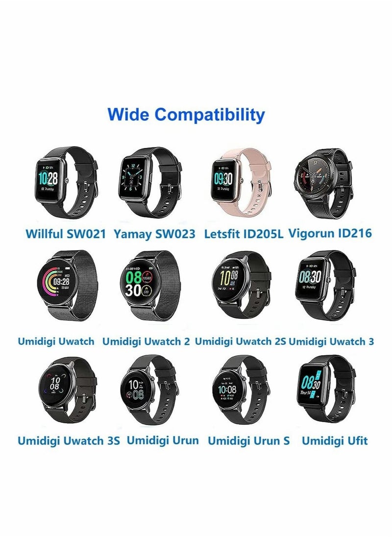 Captaintech Smart Watch Charger, 2 pin Magnetic Smart Watch Charging Cable, Compatible for YAMAY VeryFitPro SW023 ID205L SW021 ID205U ID205S SW025 Uwatch 3S 3 2 2S  - Image 3
