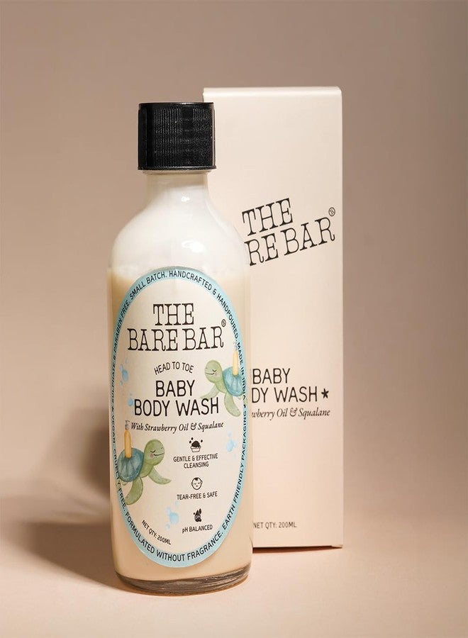 The Bare Bar Baby Body Wash Head to Toe - 200 ml | Gentle Cleanser | Tear-free, soap-free, paraben-free,Fast Absorbing | Baby Skin friendly | For All Skin Types - Image 4