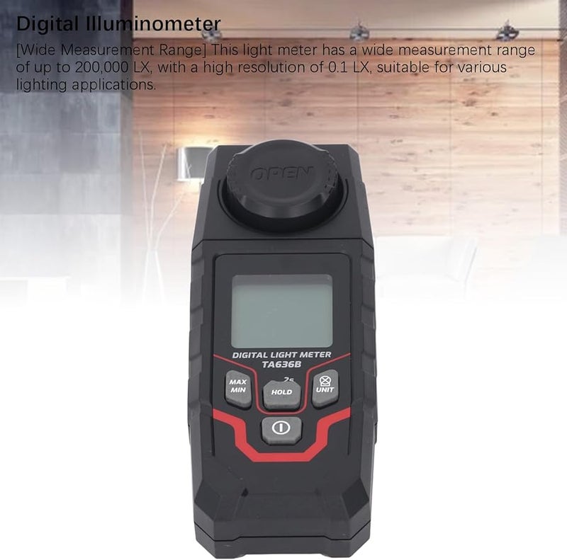 مقياس الضوء بزاوية سقوط ١٢٠ درجة وعدسة مرشح لتطبيقات الإضاءة - Image 4