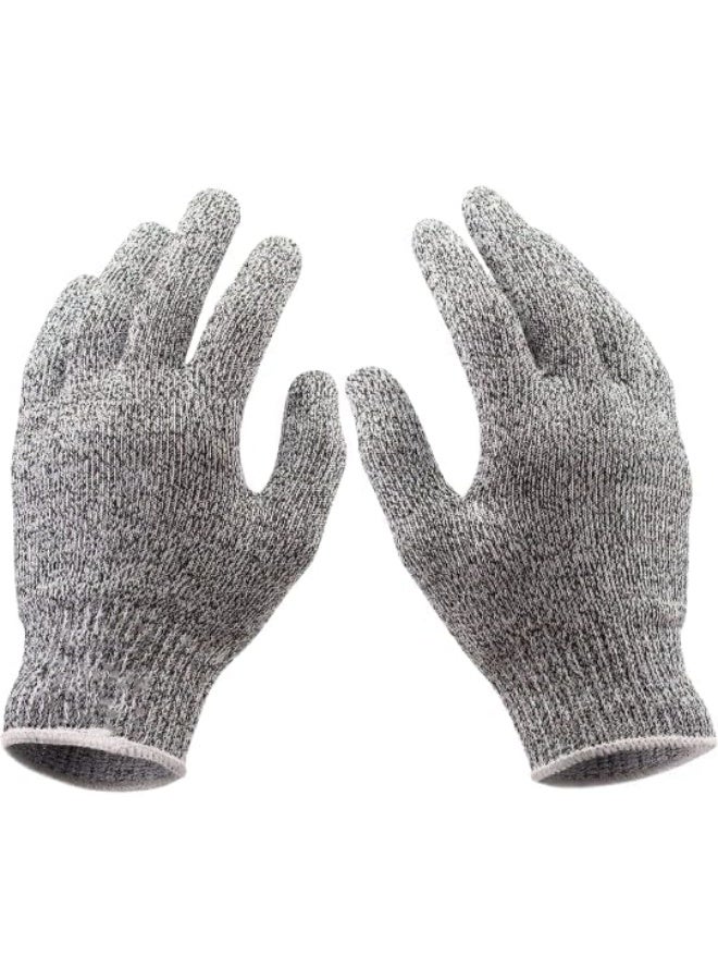 قفازات حماية مهنية مقاومة للقطع مستوى 5 - معيار EN388 للسلامة - مقاس L - Image 1