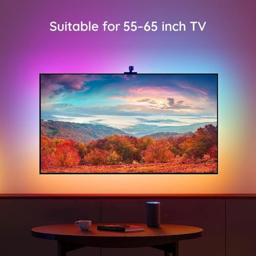 GUPUP TV LED Backlight for 55-65" TVs, BGRIC Backlight Sync to Screen & Music, 12.5ft TV Led Backlights for LED Show, Gaming Room, App Control - Image 2