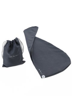 ldeen Hair Towel - Dark Grey 