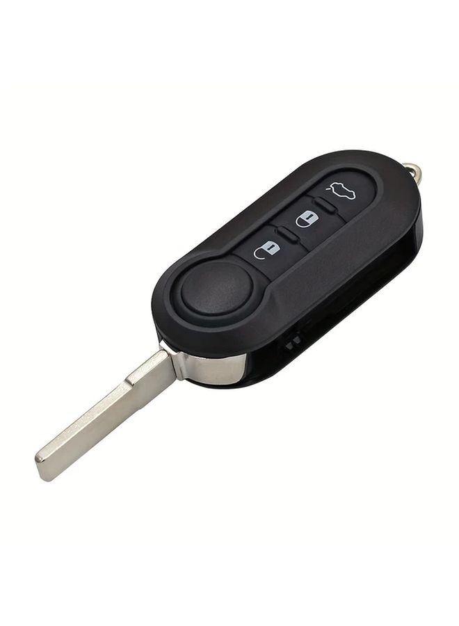 3 Buttons Folding Flip Car Key Remote Shell Fob Case For Fiat 500 Ducato Bravo Stilo Punto Panda - Image 1