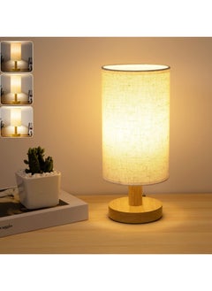 NNEWVANTE Table Lamp for Bedroom - Small Beside Lamps for Night Stands Home Office - Minimalist Design Warm Light Mini Boho Lamp - Fits in Kids,Living,Nursey Room,College Dorm - Awesome Gift Choice  - Image 1