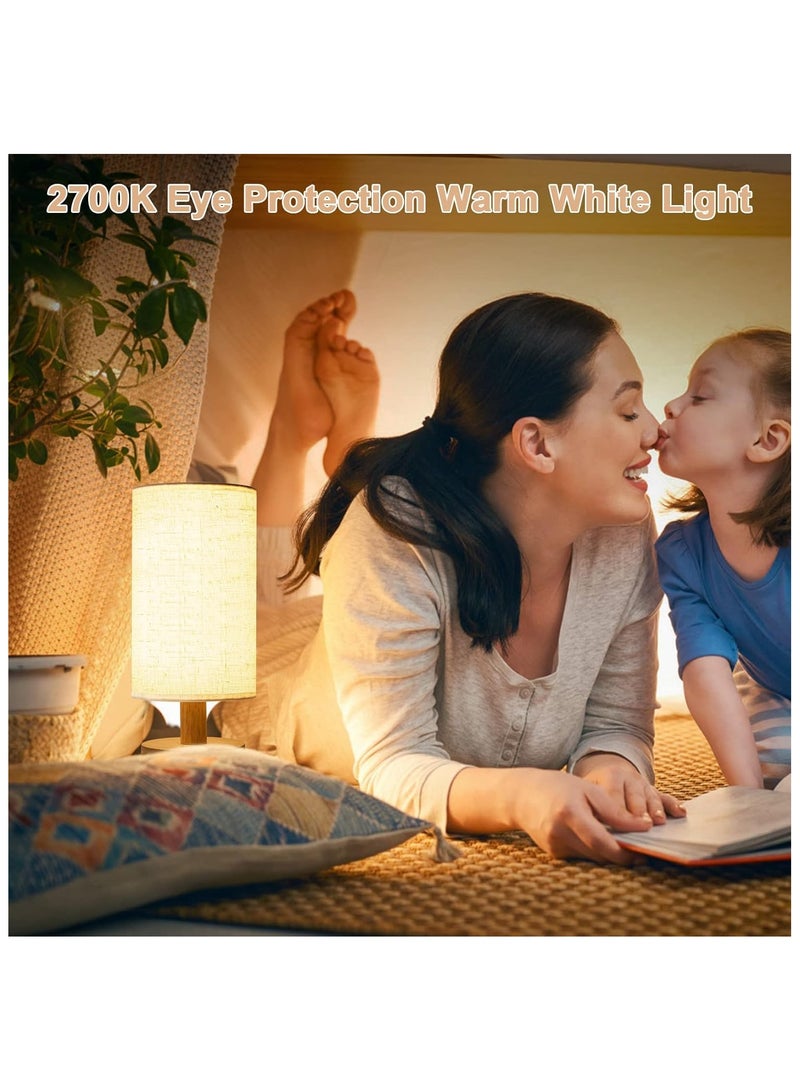نيوفانتي مصباح طاولة لغرفة النوم - مصابيح صغيرة بجانب المنضدة الليلية للمكتب المنزلي - مصباح بوهو صغير ذو تصميم بسيط ودافئ ومضيء - يناسب الأطفال والمعيشة وغرفة النوم والسكن الجامعي - اختيار هدية رائعة - Image 2