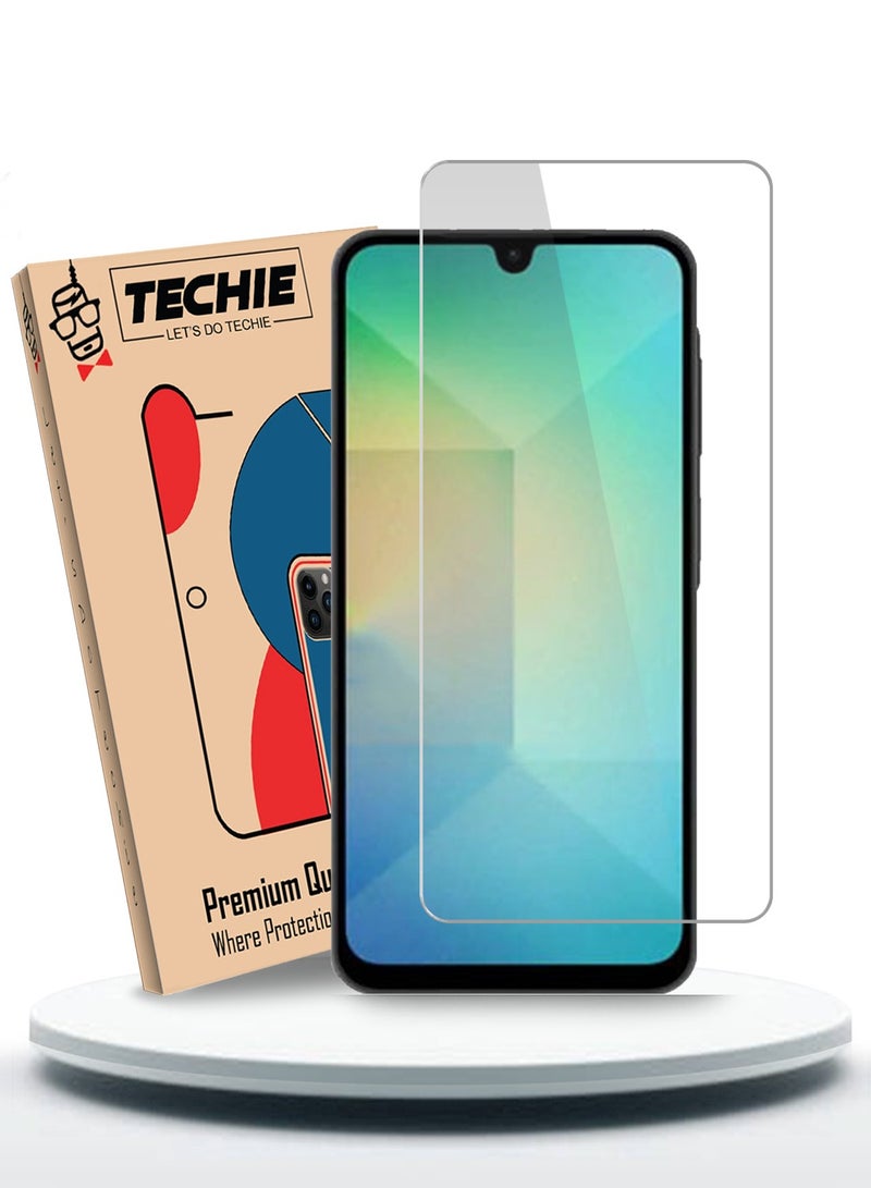 Techie Samsung Galaxy A26 5G HD Clear Tempered Glass Screen Protector  - Image 1