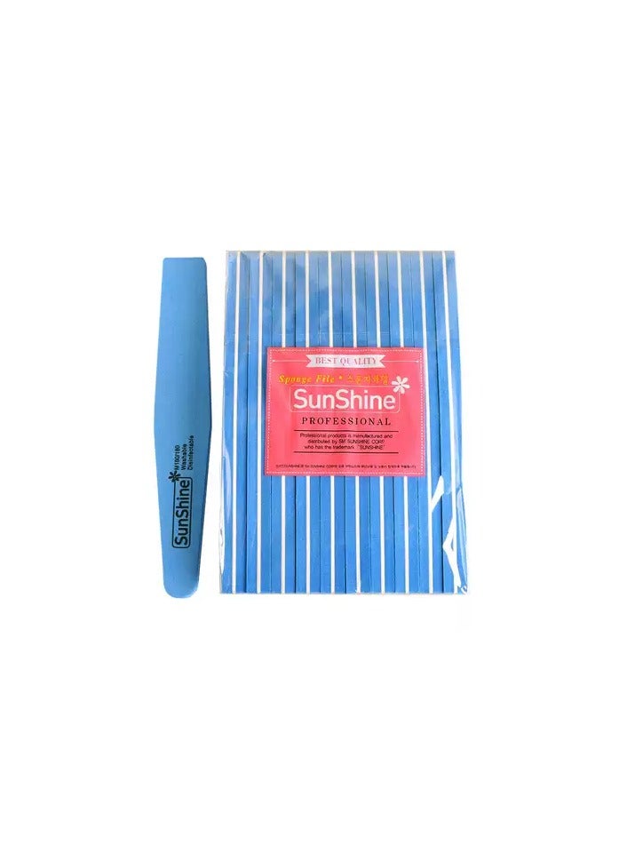SUN SHINE Sunshine Professional Washable and Disinfect able Nail Buffers Grit - Image 1