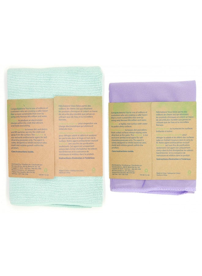 Norwex Basic Package - Microfiber - Glass Window Cleaning Cloth and Household Enviro Dusting Cloth Colors May Vary - Image 3