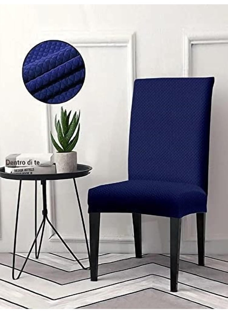 Cloud Search Cloud Search Dining Chair Cover Dining Chair Covers Set of 4 Easy Chair Cloth Elastic and Washable Dining Table Chair Cover Seater Waterproof Elastic Chair Covers for Home Party Wedding  - Image 2