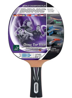 دونيك مضرب تنس الطاولة Donic-Schildkrot Top Team 800، مقبض AVS & PLS، إسفنجة 1.8 مم  - Image 1