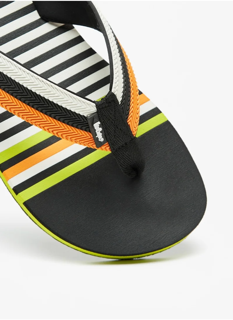 Lee Cooper Men Striped Thong Slippers