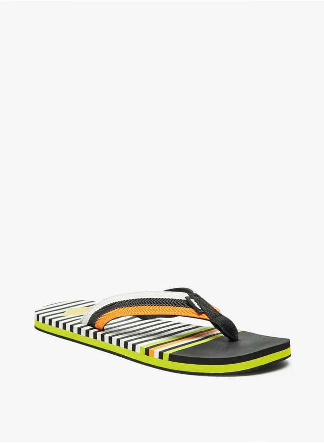 Lee Cooper Men Striped Thong Slippers