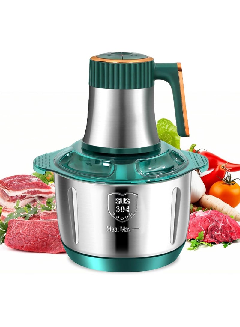 DubaiGallery Big Power Food Processor (800W), 5L Meat Chopper, Detachable/Washable Design + Easy Storage, Not Easy to Hurt Hands, for Eggs, Vegetables, Fruits,5L - Image 1