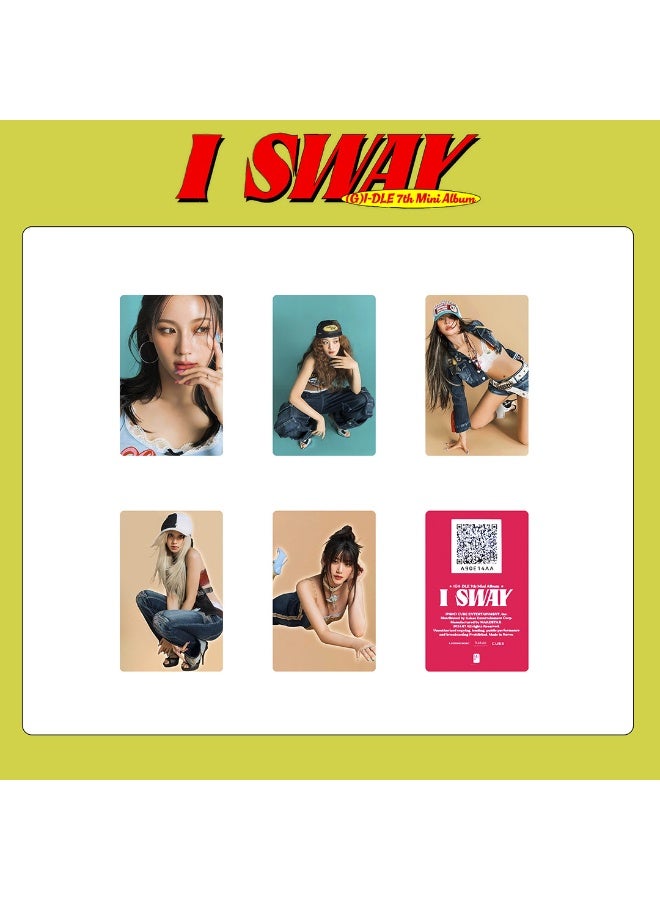 NIBEMINENT 5 Pcs Kpop (G)I-DLE I SWAY Lomo Cards Card For Fans Collection Gifts - Image 1