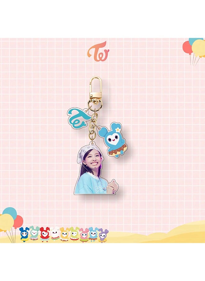Generic TWICE Acrylic Keychain Bag Pendant 