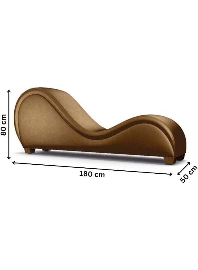 Exclusive Furniture Comfortable & Luxury Pu Leather S-Shaped Sofa - Image 2