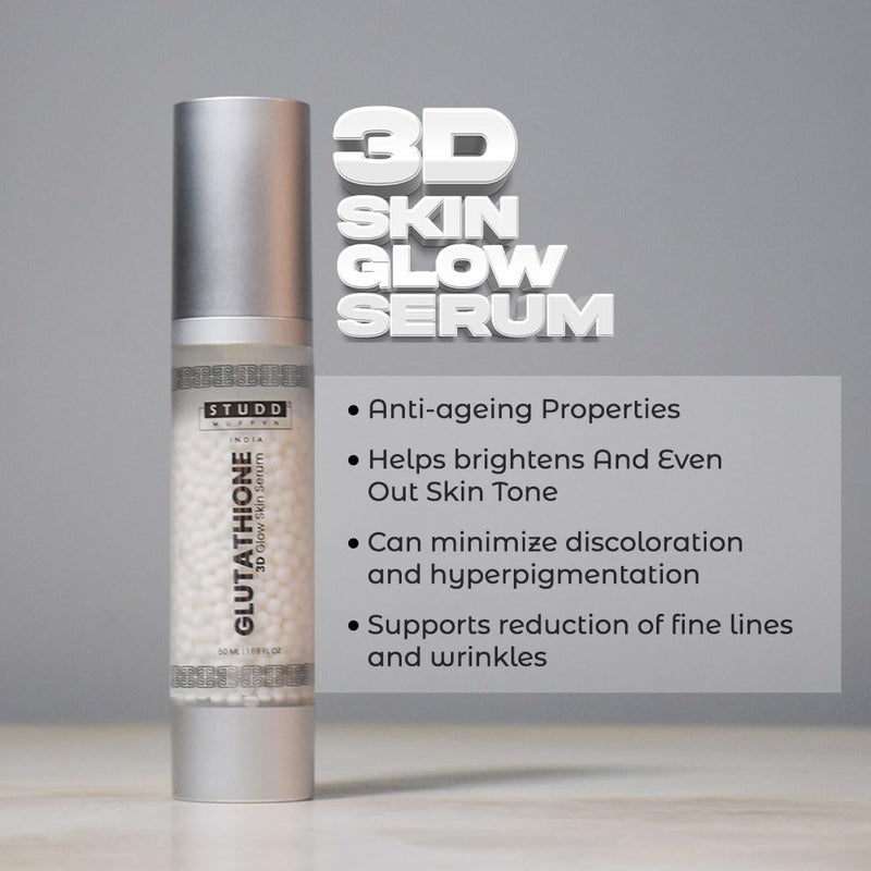 Studd Muffyn Glutathione 3D Glow Skin Serum Antiageing Properties - Image 5