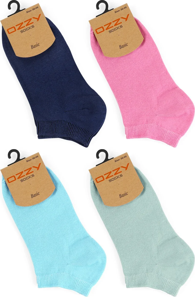 اوزي سوكس 12LI Cotton Colored Women's Booties Socks