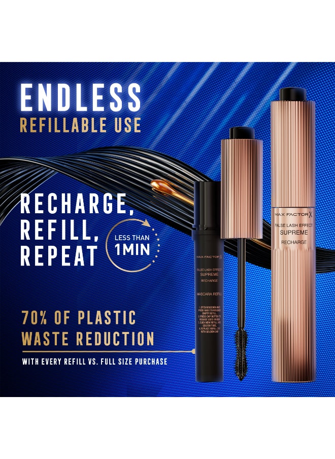 Max Factor False Lash Effect Supreme Recharge Mascara - Black, 8ml  - Image 3