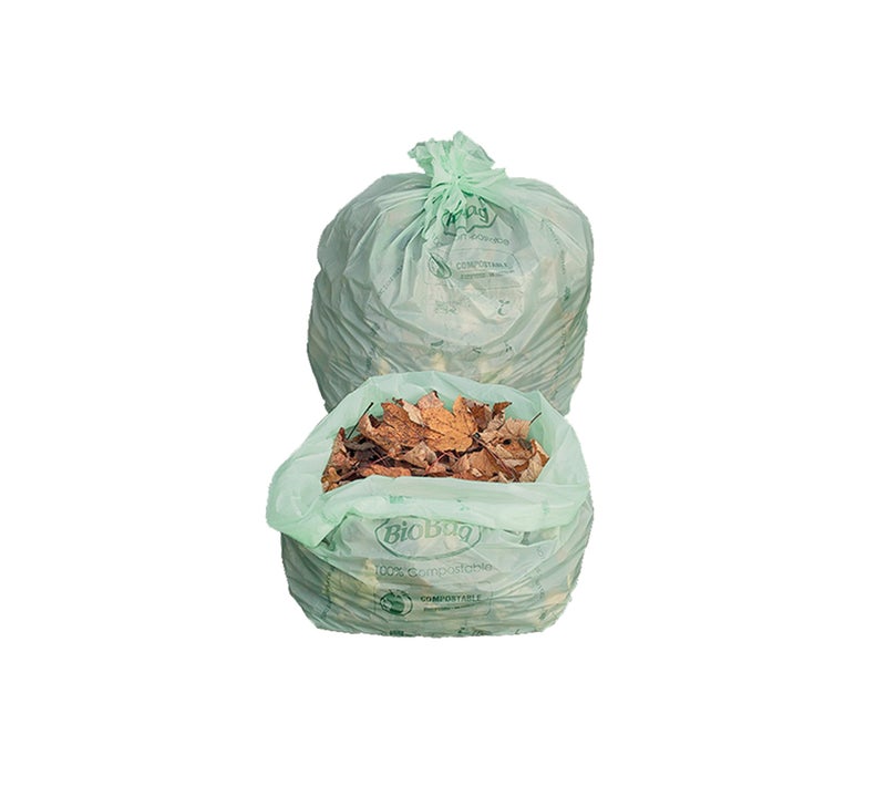BioBag Compostable Lawn Leaf Yard Waste Bags 33 Gallon 10 count pack of 2