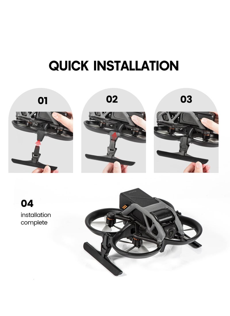 Excefore Landing Gear Leg for DJI Avata, Foldable Quick Release Extension Leg, Foldable Extended Kit for DJI Avata Accessories  - Image 5