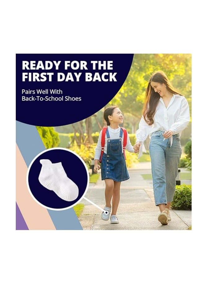 Oasisgalore Non Slip Grip Ankle Boys and Girls Socks with Non Skid for Babies Toddlers and Kids Back to School - Image 5