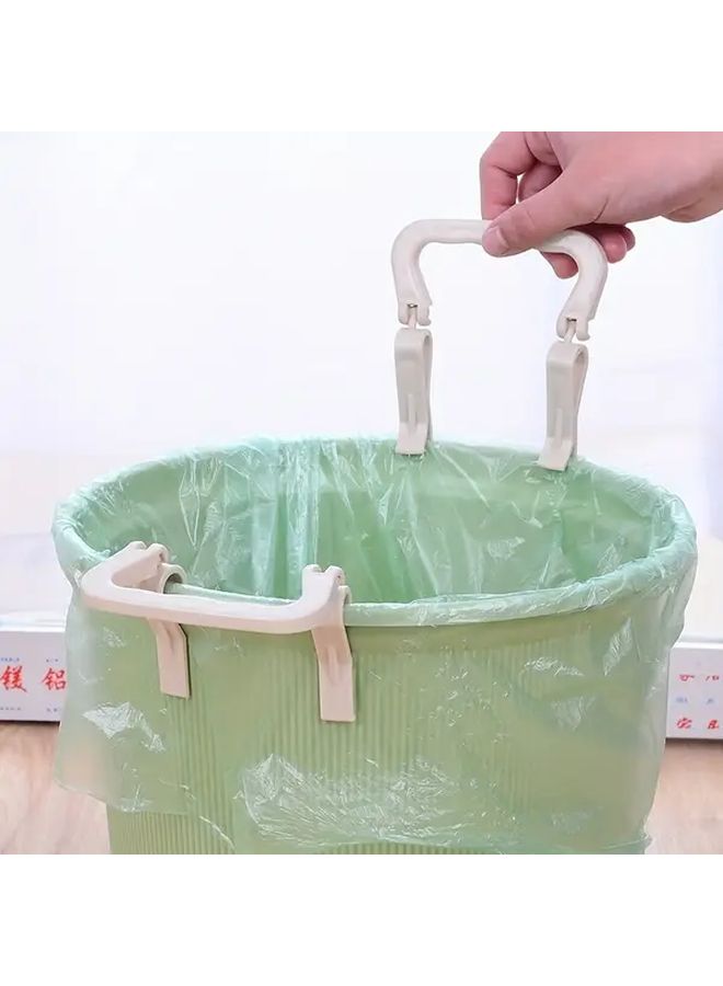 Pink Anti Slip Fixation Clip Holders 2pcs Keep Trash Can Waste Basket Securely In Place - Image 2
