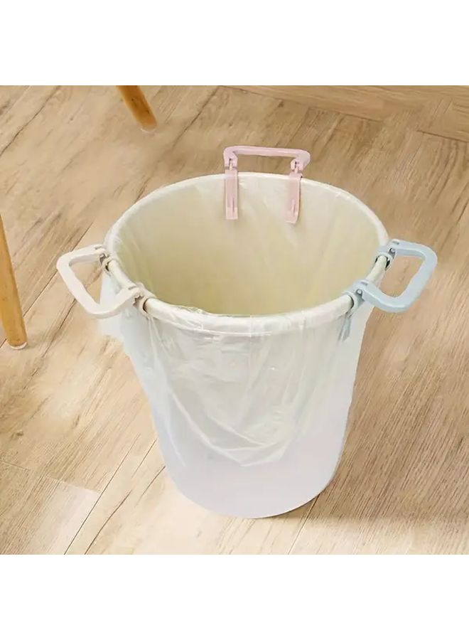 Pink Anti Slip Fixation Clip Holders 2pcs Keep Trash Can Waste Basket Securely In Place - Image 1