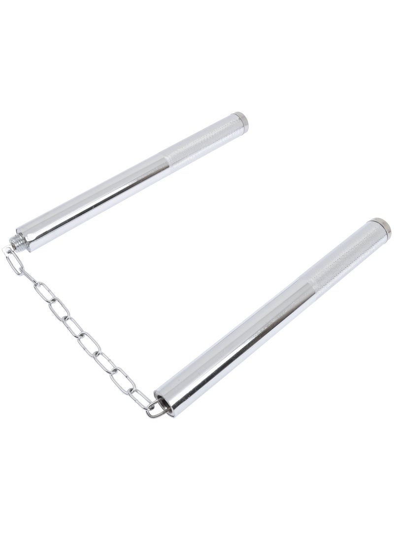 Generic 2IN1 Stainless Steel Nunchaku For Karate Martial Arts Rod Convertible To Stick  - Image 3