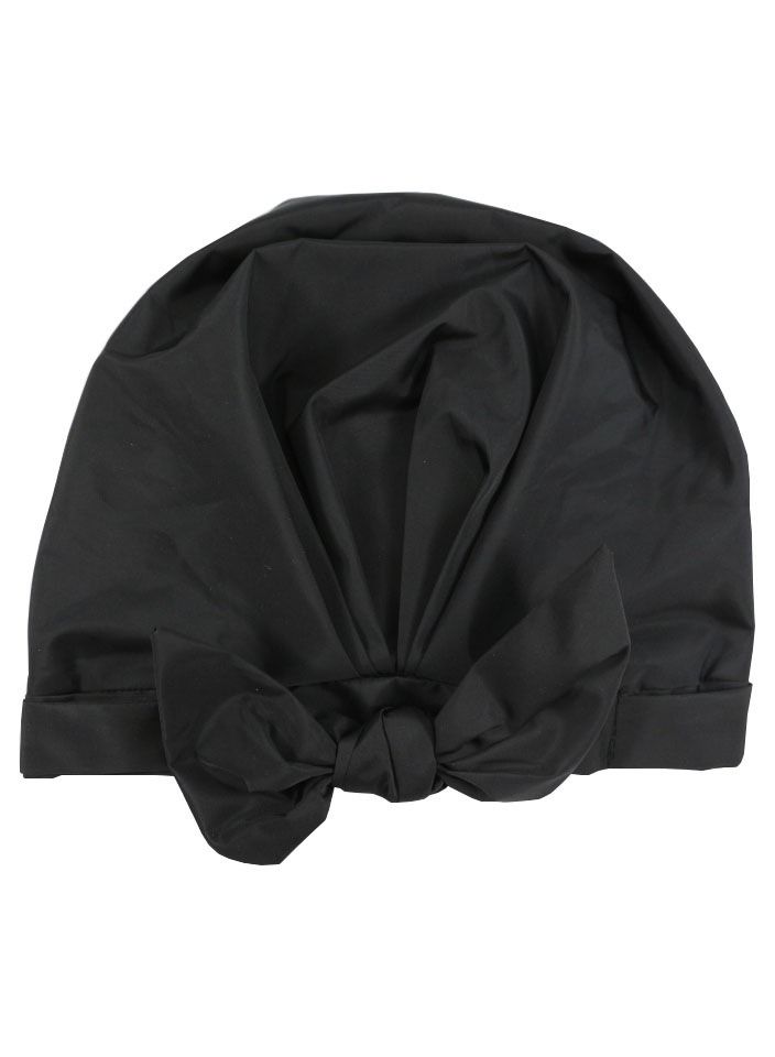 ORiTi Extra Large Shower Cap, Bowknot Double Layer Reusable Bath Hair Caps With Silky Satin for Women Beauty Bathing, Hair Spa, Home Hotel Travel Use - Image 2