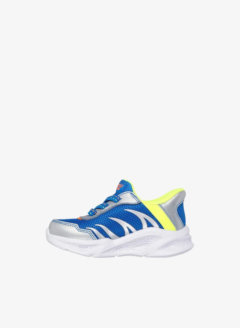 سكيتشرز أحذية رياضية مضيئة بتفاصيل شعار للأولاد - ميتيورلايتس