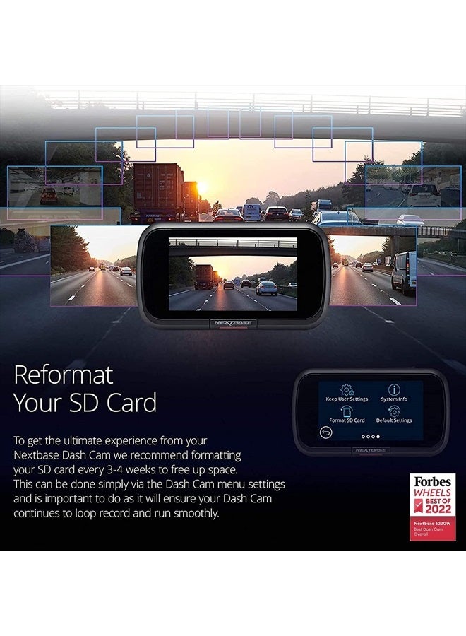 NEXT BASE Nextbase 128GB U3 Micro SD Memory Card - with Adapter - Compatible with Nextbase in-Car Dash Cams Series 1 and 2 - Image 2