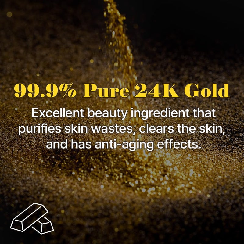 EUNYUL Power Enhancing Gold Ampoule [1.69 fl. Oz. / 50ml] 99.99% Pure 24K Gold Serum - Image 5